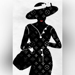 “Oh Louis!” Print picture- luxury and glam fashion couture wall art home decor